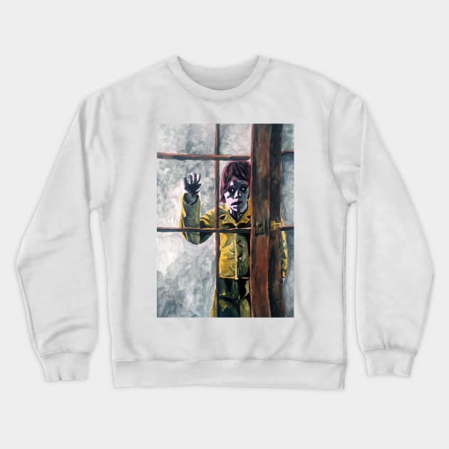 Salem's Lot - Ralphie Glick portrait (original) Crewneck Sweatshirt by StagArtStudios